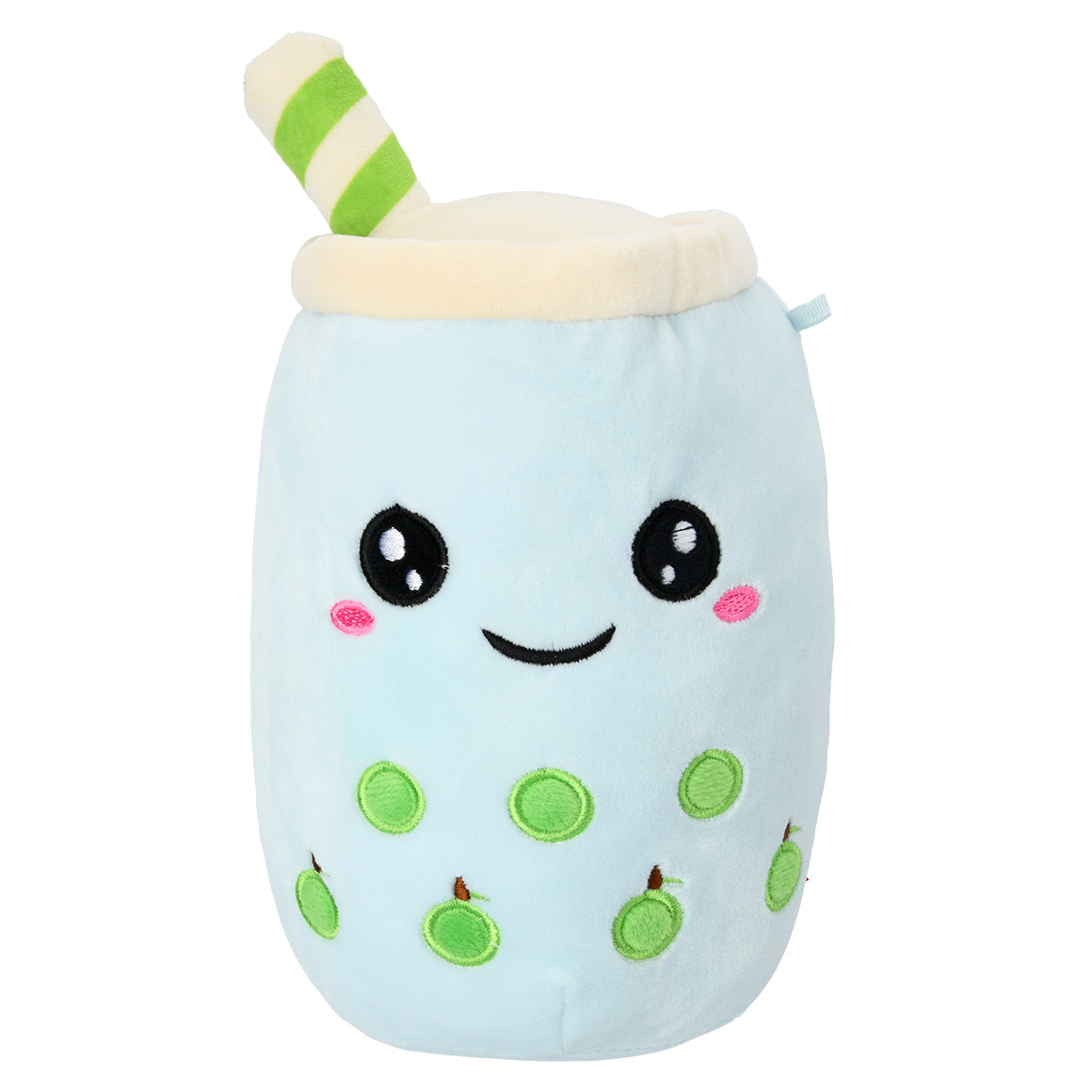 Topolino Plüschtier in Form eines Bubble Teas hellblau