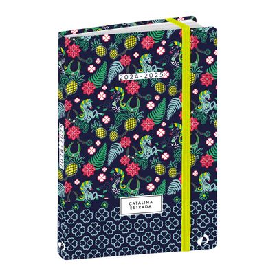 Agenda à élastique Catalina Estrada - 1 semaine sur 2 pages - 10 x 15 cm - différents modèles disponibles - Quo Vadis