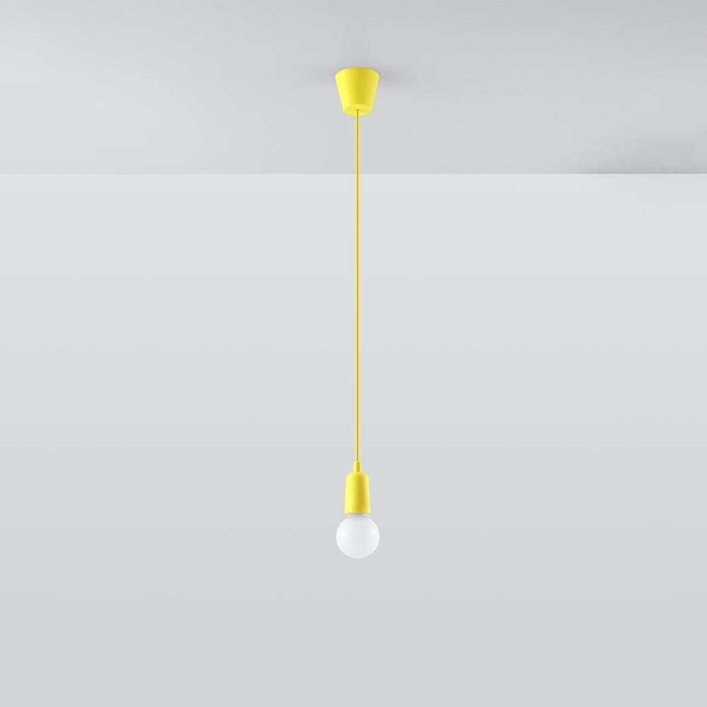 famlights | Dani hanglamp in geel, E27, 1-lichts
