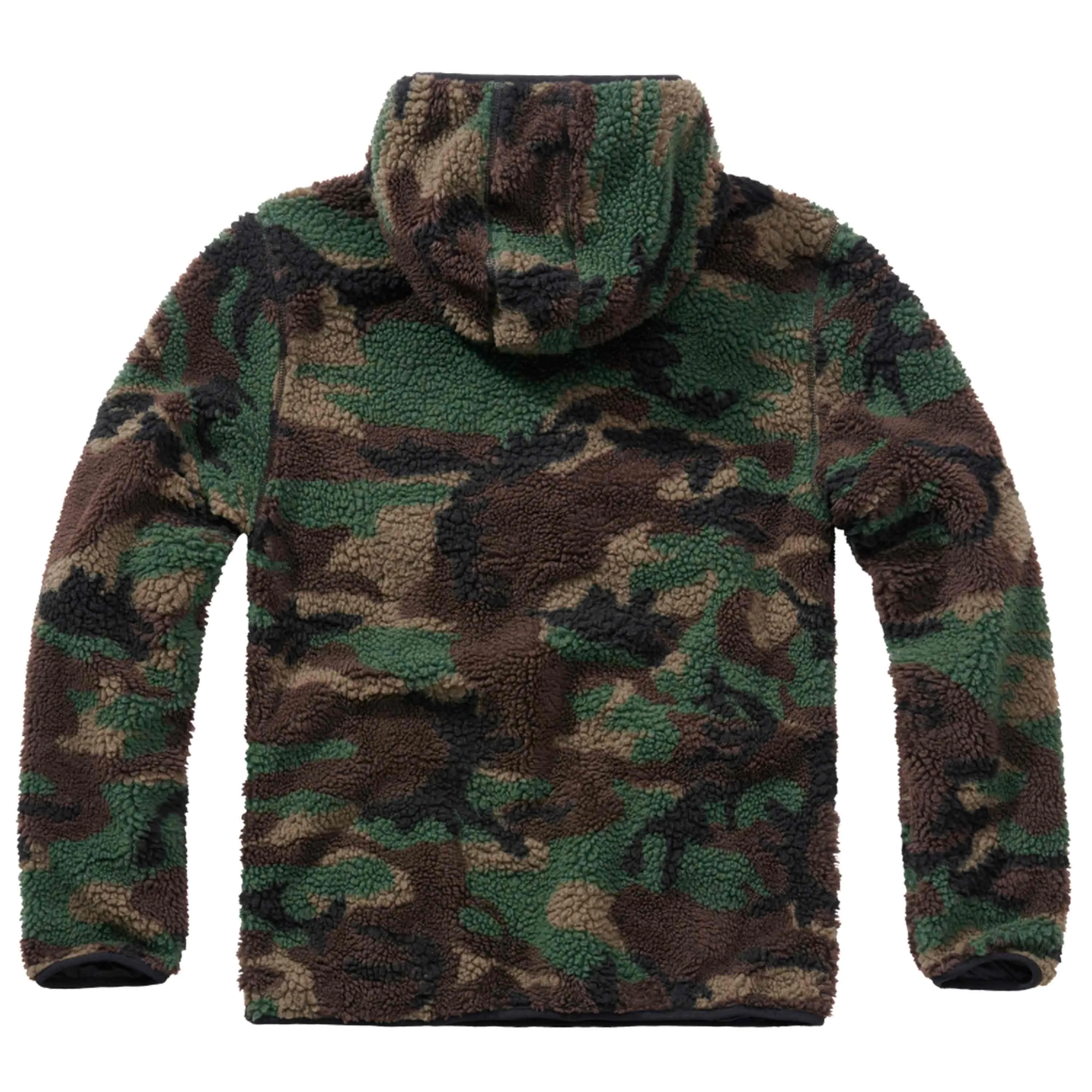 Brandit -  Brandit Pullover Teddyfleece Worker woodland
