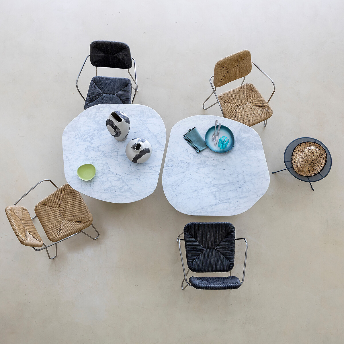 OTTO STUDIO PARA AM.PM<br>Tampo de mesa em mármore Carrara, Break