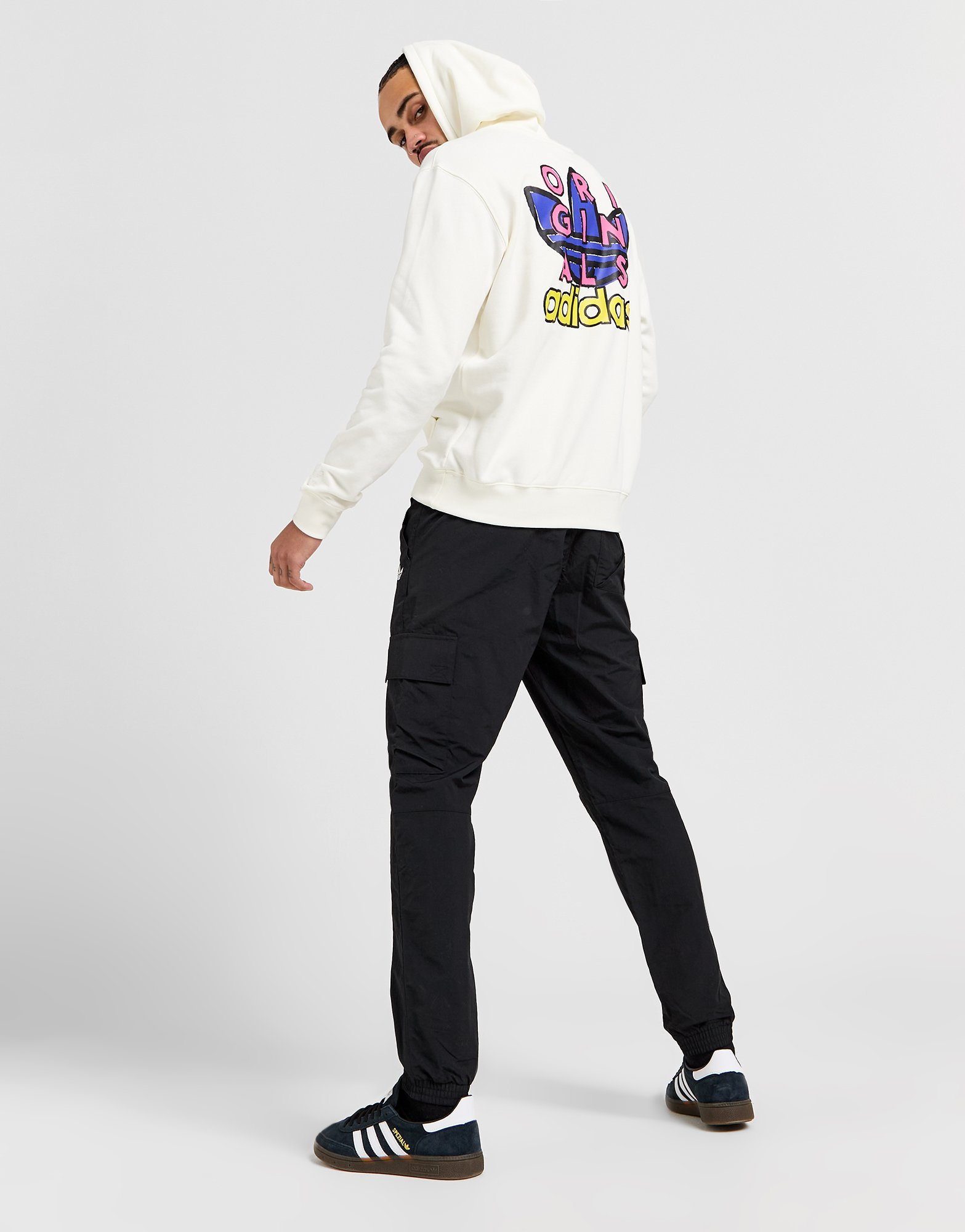 adidas Originals Sweat à Capuche Trefoil Homme