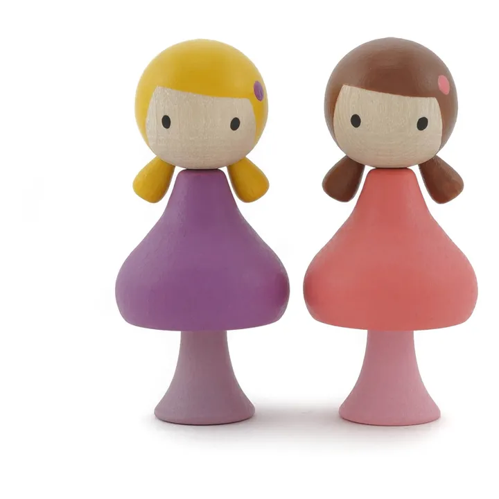 Clicques Personnages en bois Lucy & Maggie