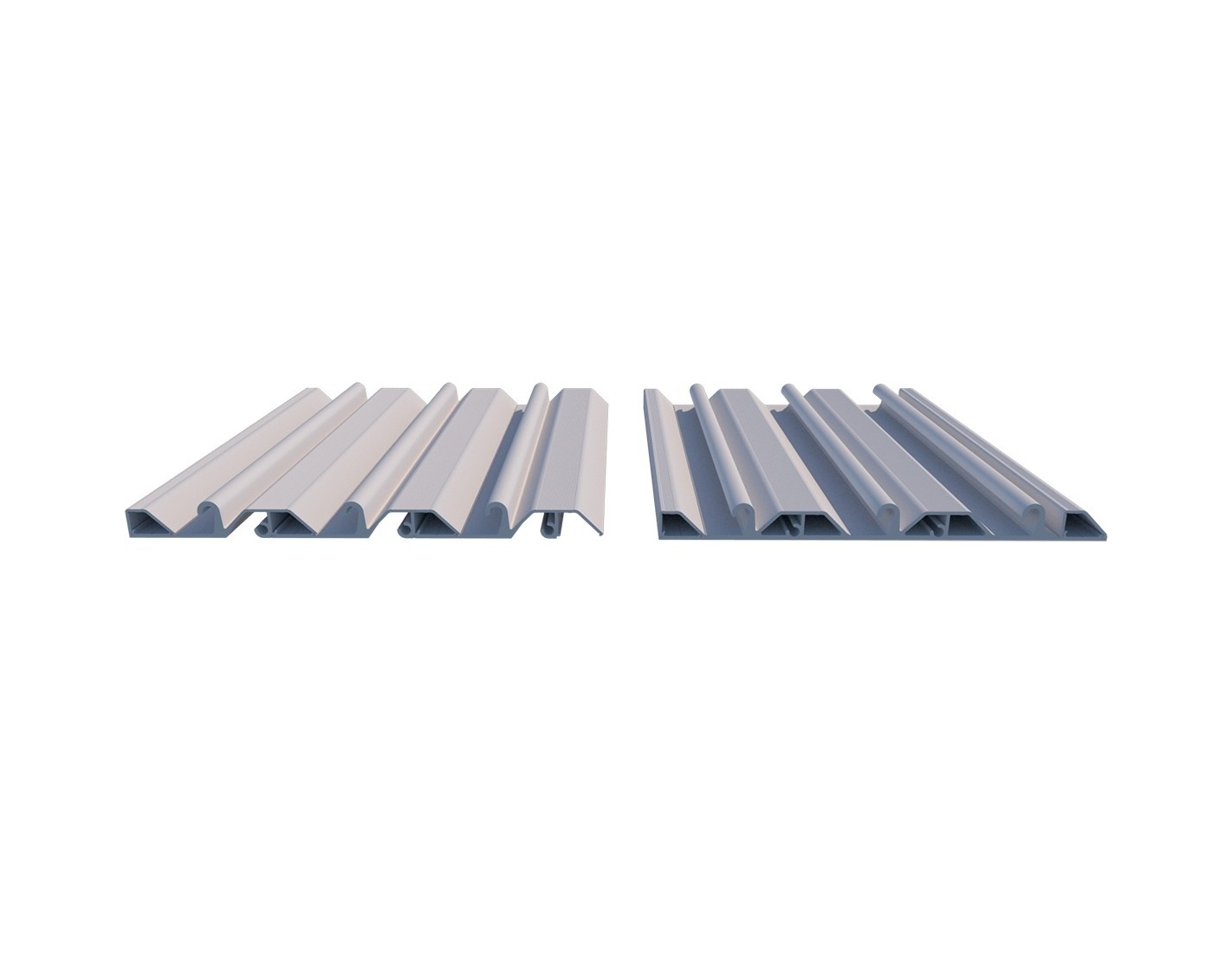 Abri de piscine horizon - 6,47x3,50 m - polycarbonate alvéolaire 8 mm - couleur ral7037 gris