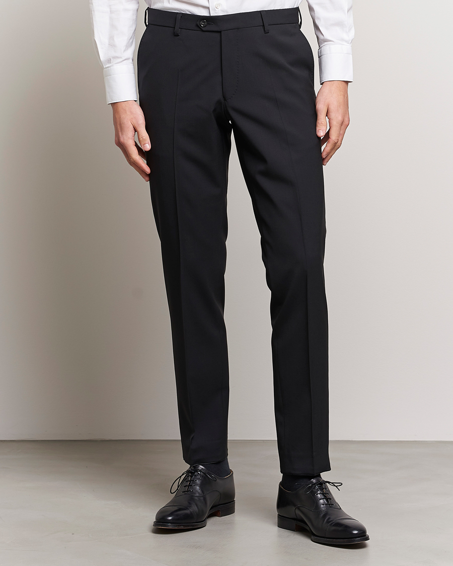 Oscar Jacobson Falk Wool Suit Black