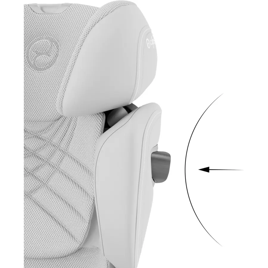 cybex PLATINUM Kindersitz Solution T I-Fix Plus Platinum White