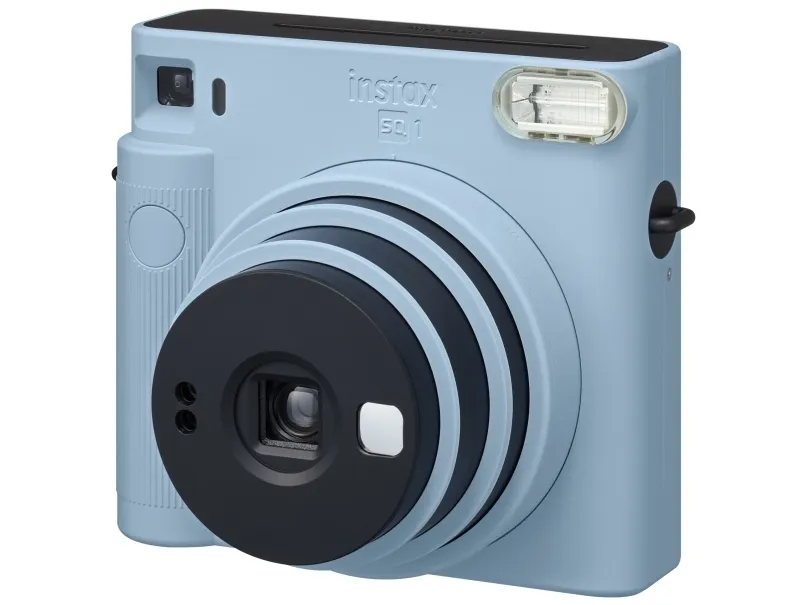 Fujifilm Instax SQUARE SQ1 - Instant kamera - objektiv: 65.75 mm - instax SQUARE glacier blå