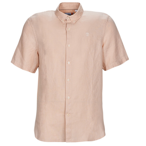 Timberland - SS MILL RIVER LINEN SHIRT SLIM - Rose
