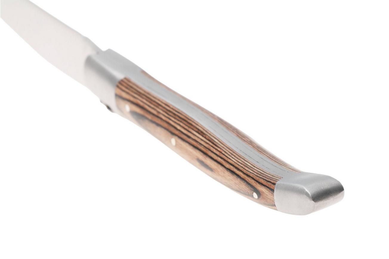 Laguiole en Aubrac 62C12PKMIH Brown Pakkawood Matt, 6-delige steakmessenset