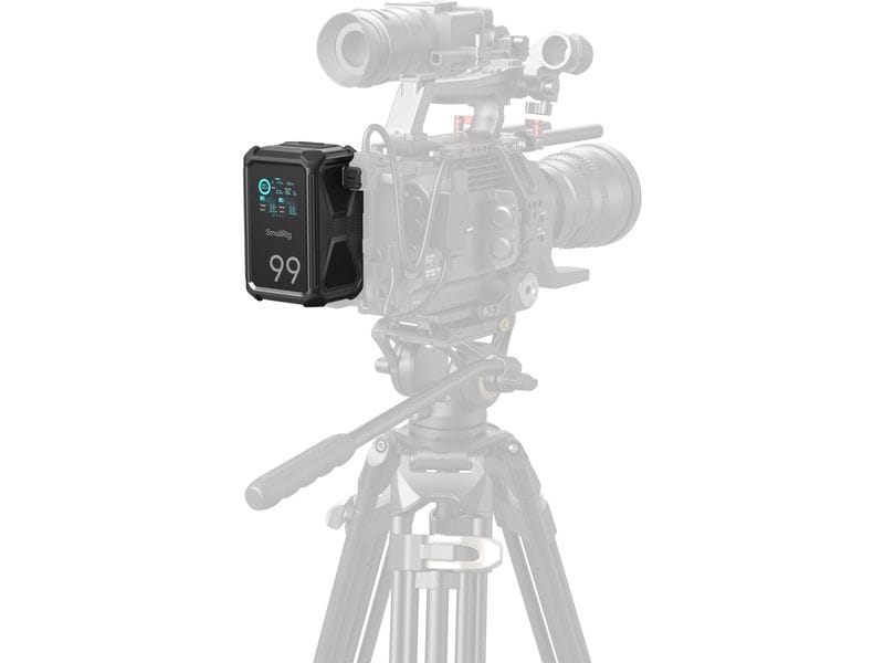 Smallrig Videokamera-Akku X-Touch Smart Triple-Proof V-Moun Batterie mit 2.0-Zoll-HD-Farb-Touchscreen