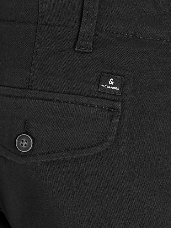 JACK & JONES Stoffhose Schwarz