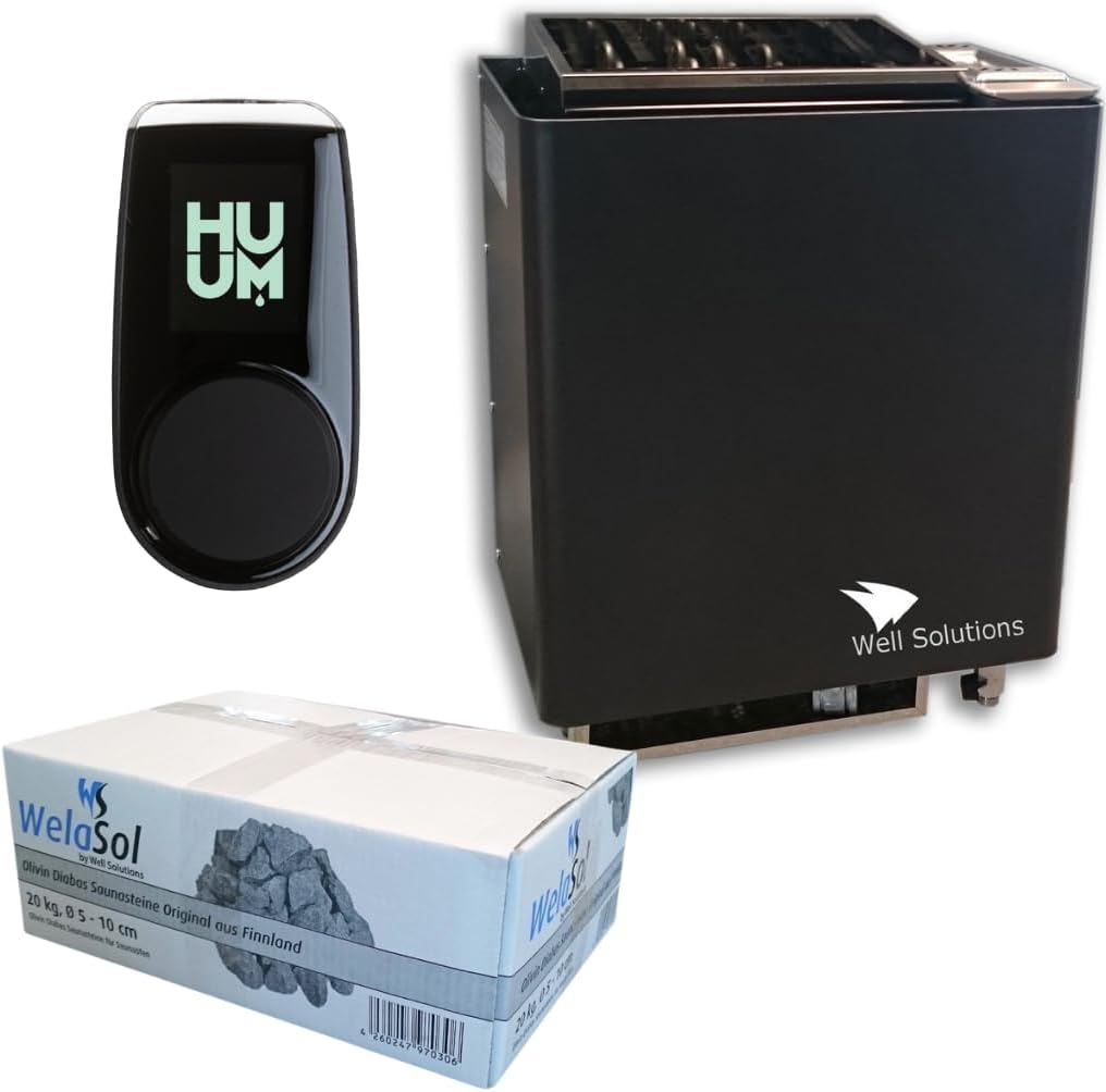 Saunaofen Bi-o Mat 6 kW mit Saunasteuerung Local Classic schwarz