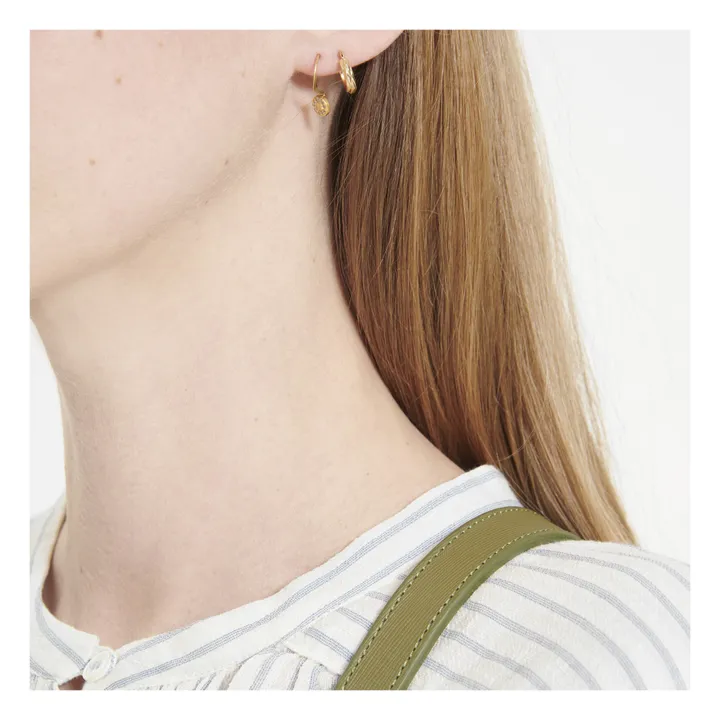 5 Octobre Boucles d'Oreilles Caleb | Doré