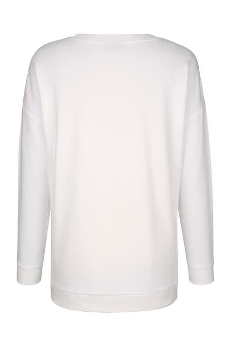 Sweatshirt, Schriftdruck, Ziersteinchen
