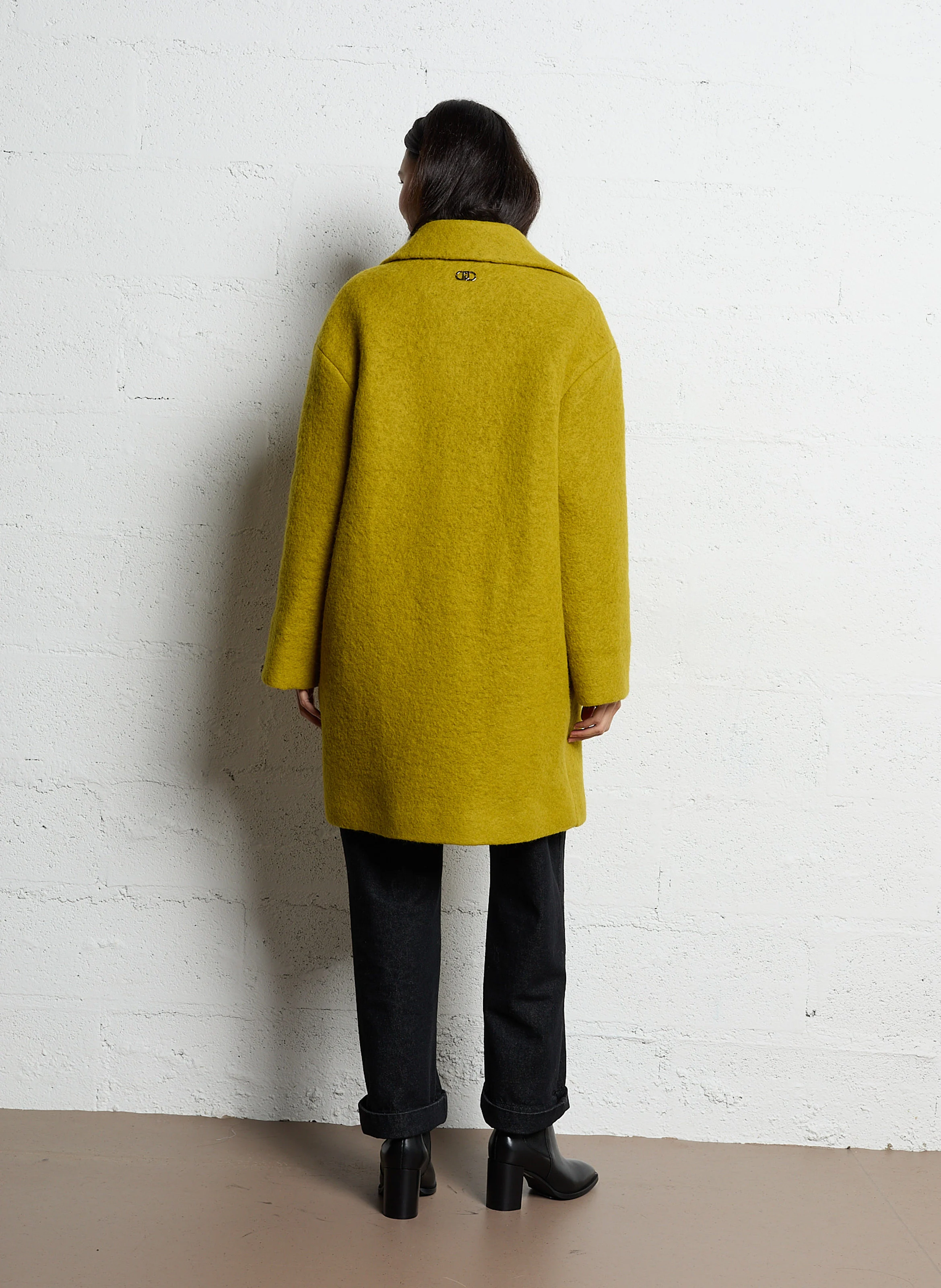 Manteau boutonné | Vert