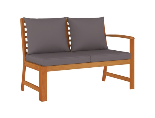 LES TENDANCES - Salon extérieur Salon de jardin-brun-5 places-114.5x60.5x81-492037