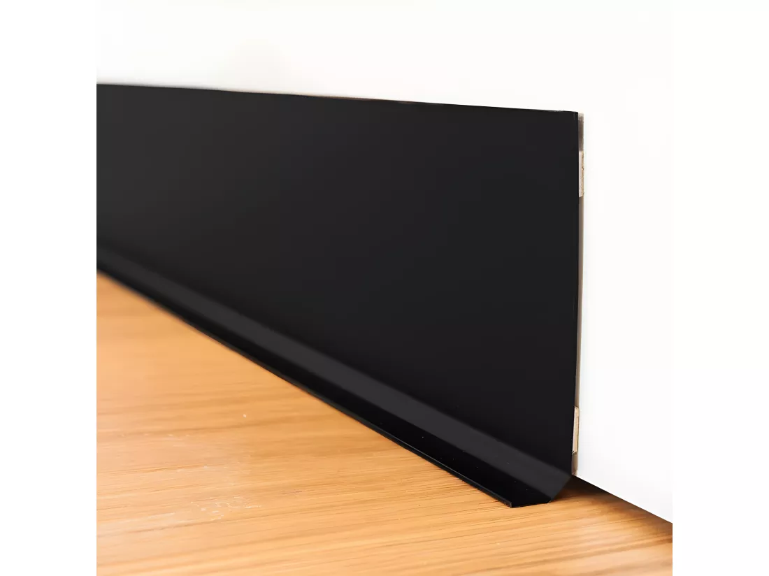 Plinthe PVC lot de 25 L200xH. 8cm - Noire - PVC
