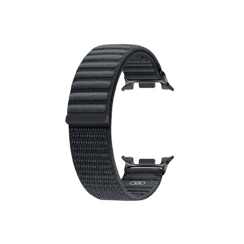 (S/M) Samsung - Samsung Galaxy Watch 8 (44mm) Fabric Band Stoffarmband (ET-SVL32SBEGEU) - Graphite