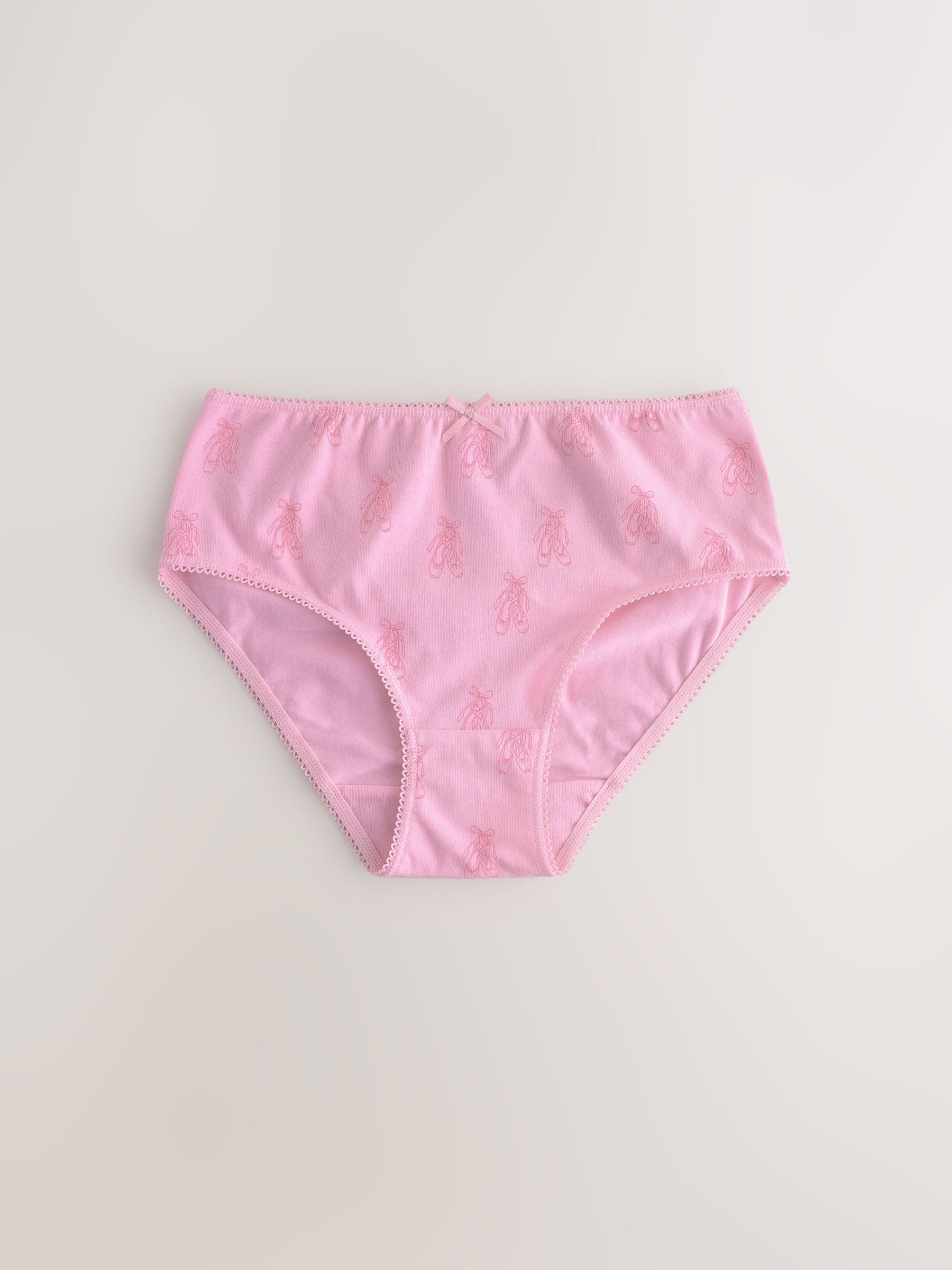 Roze ballerina - Verpakking van 7 onderbroeken (1,5-12 jr)