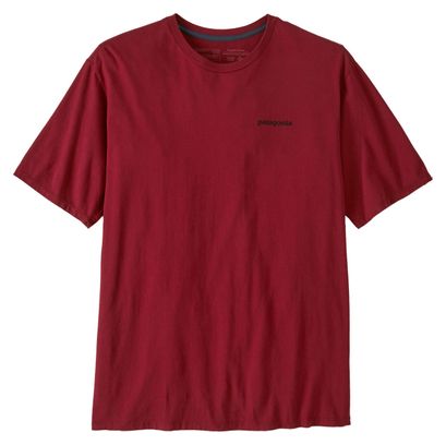 T-Shirt Patagonia P-6 Mission Organic Rouge