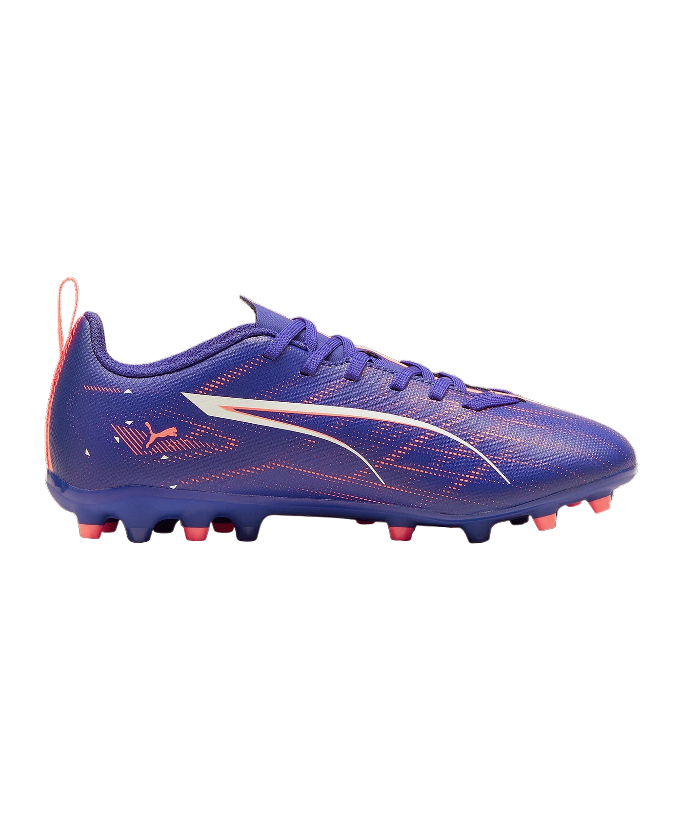 PUMA ULTRA 5 Play MG Formula Jr Kids Lila Weiss F01