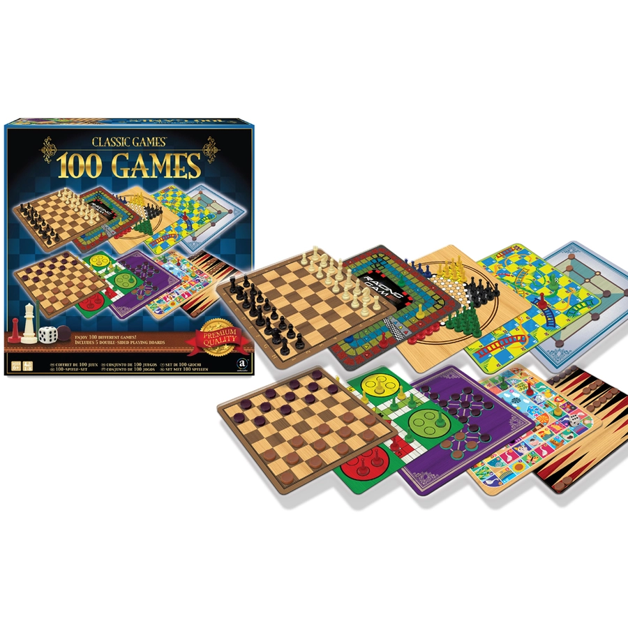 Merchant Ambassador Classic Games - 100 Game Set Mehrfarbig