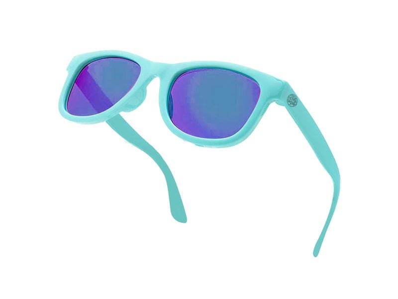 Baby Sunnies Kinder-Sonnenbrille Hellblau Flexibel und polarisiert für 3-8 Jahre