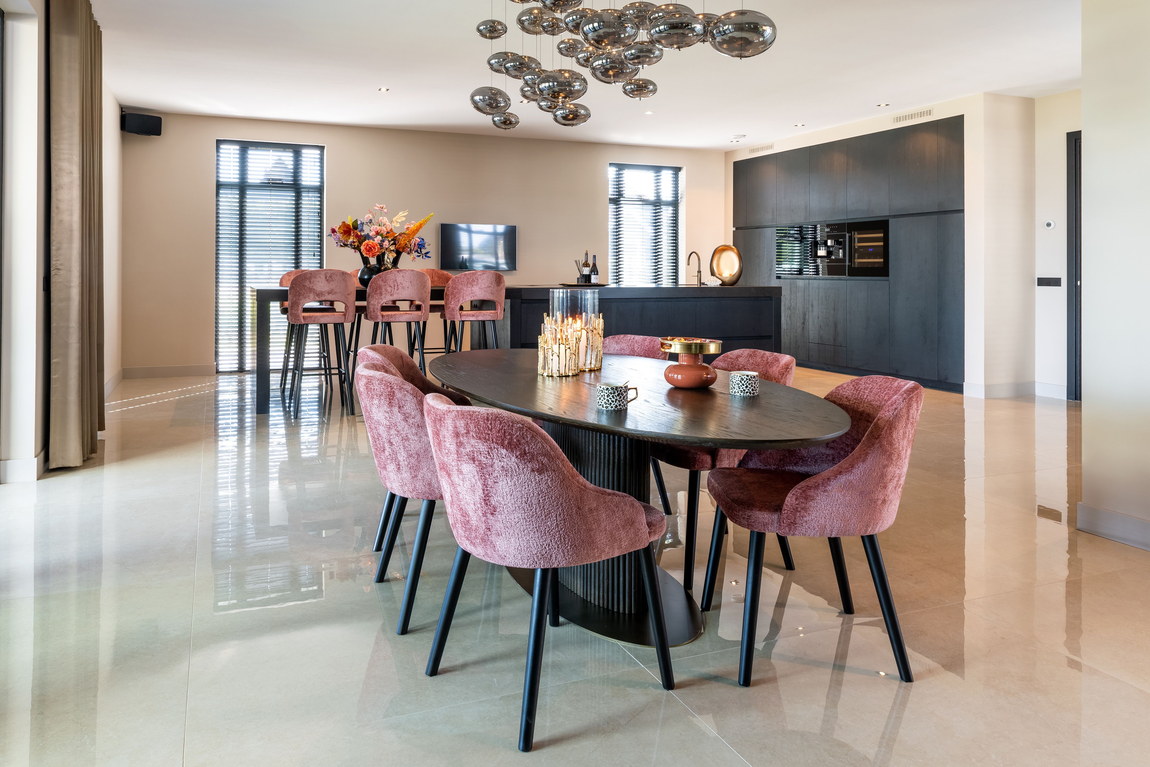 Eetkamertafel 211116 Luxor B235 x D110 x H75 cm