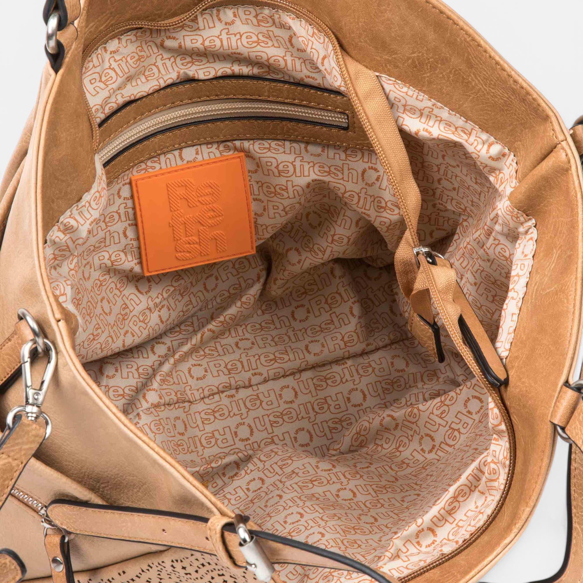 Sac à main camel