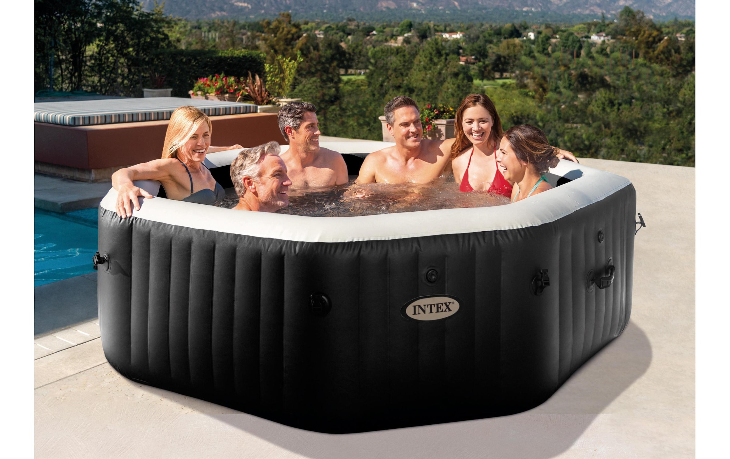 Intex Pool »Whirlpool Purespa Jet und Bubble Deluxe Ø 218«