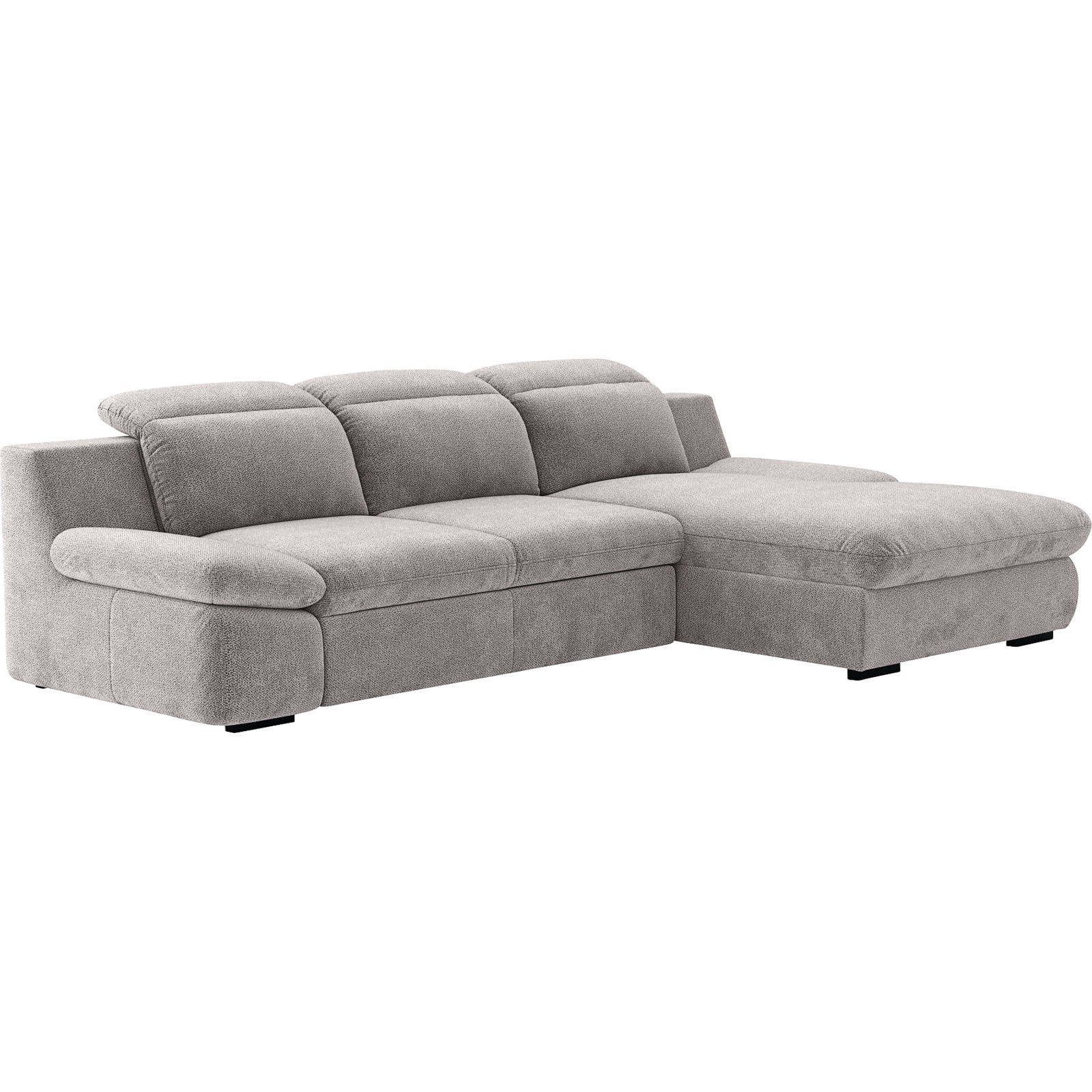 Ecksofa Lorena Stoff, Recamière rechts
