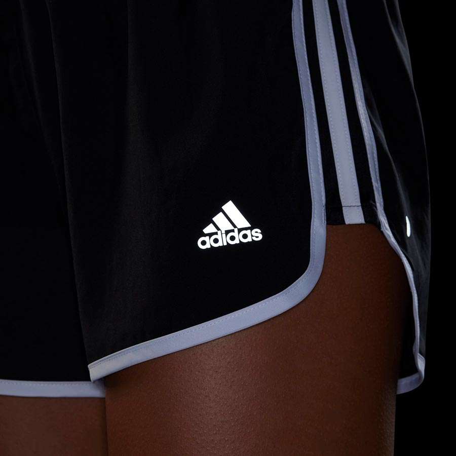 adidas M20 Hardloopbroek Kort Zwart/Wit Dames
