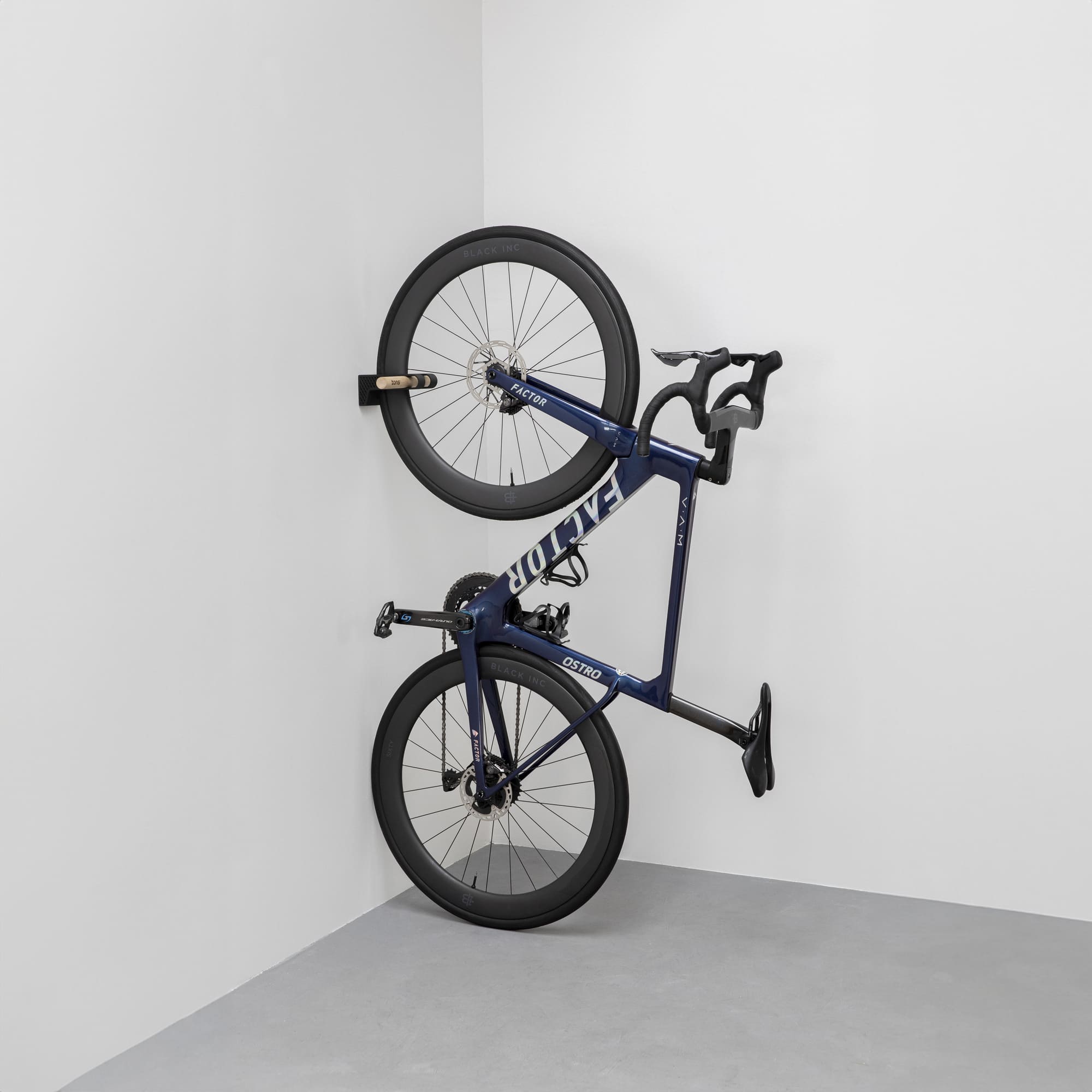 Tons ophæng til gravel cykel smoked oak