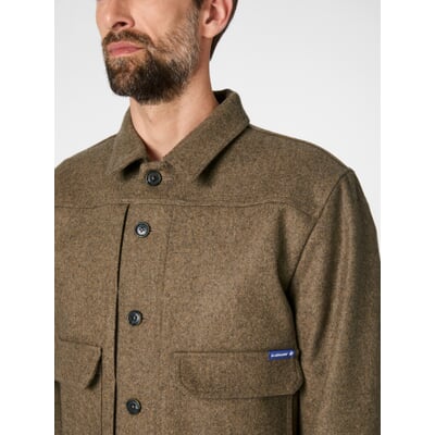Herren-Wollblouson, Beigemelange