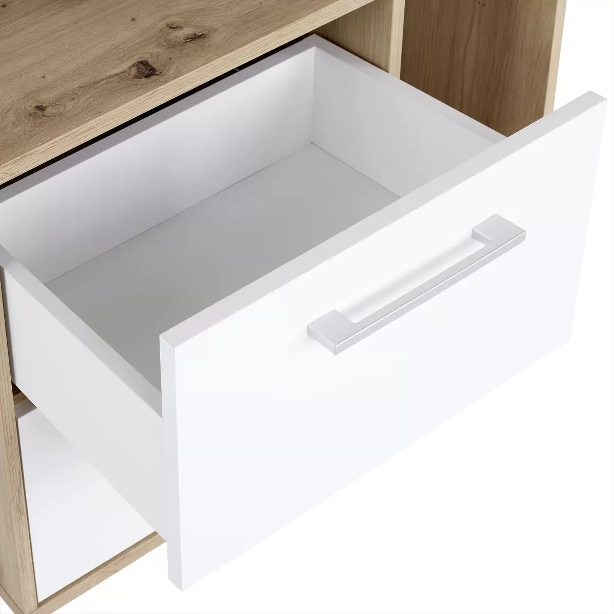 Kommode Box weiss,Eiche