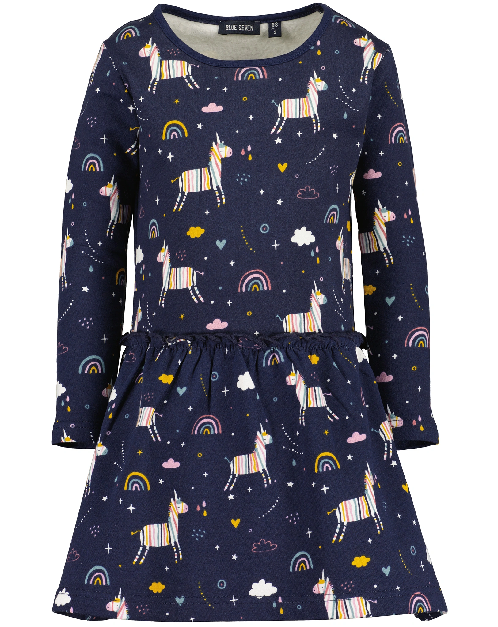 Sweatkleid FUNNY UNICORN in ultramarin