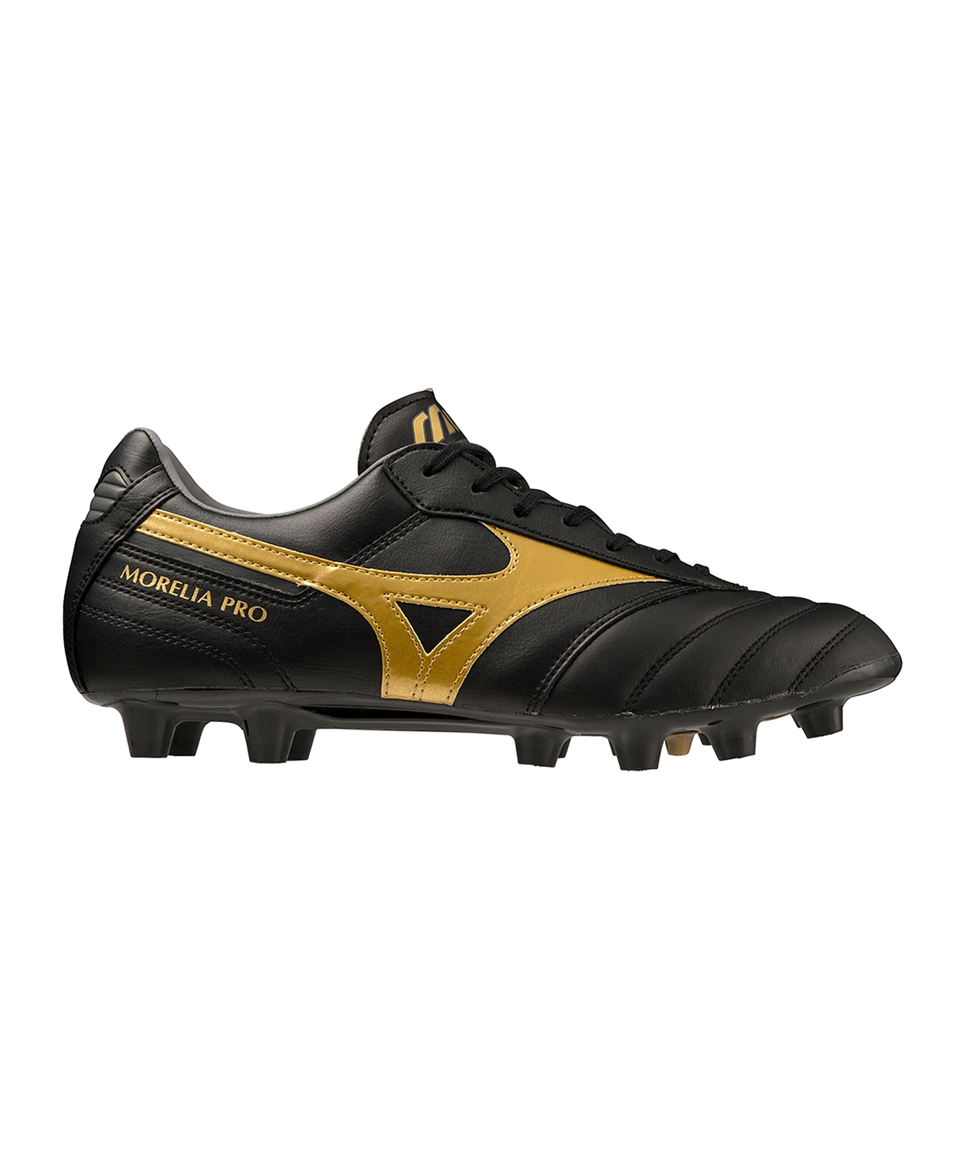 Mizuno Morelia II Pro FG Aurum Schwarz Gold F50
