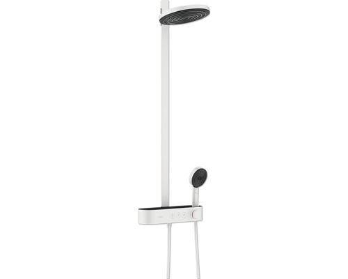 Douchekolom incl. thermostaat hansgrohe Showerpipe Pulsify 260 2jet wit mat 24240700