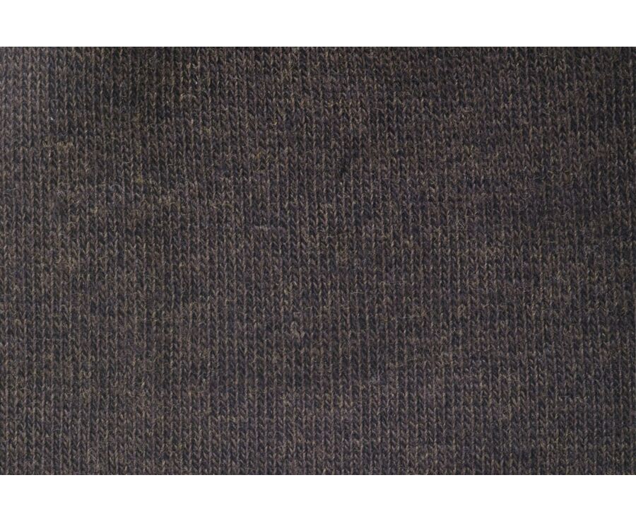 Chaussettes homme épaisses coton Marron Foncé