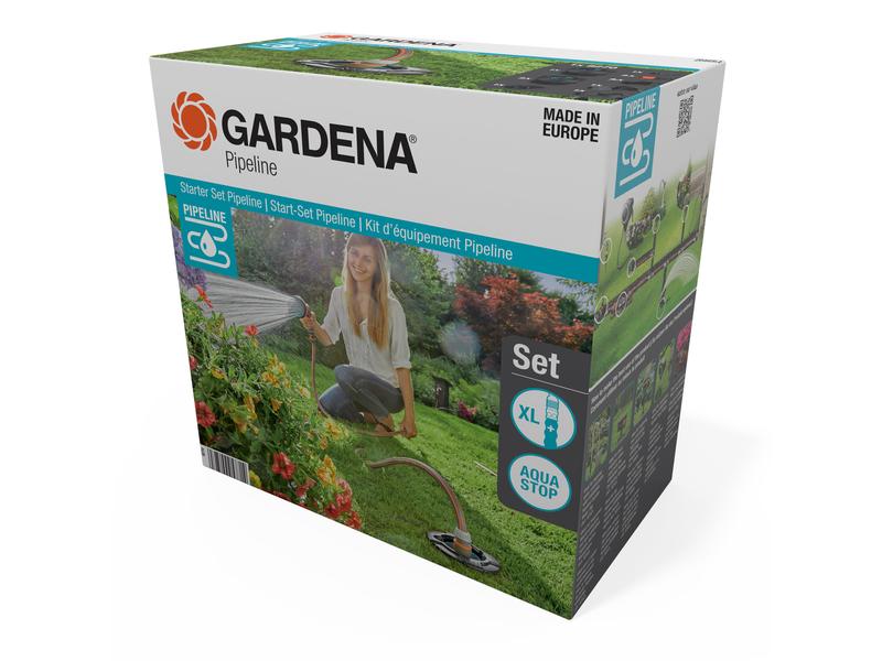 GARDENA Sprinklersystem Start-Set Pipeline, Smart System für Gartenbewässerung
