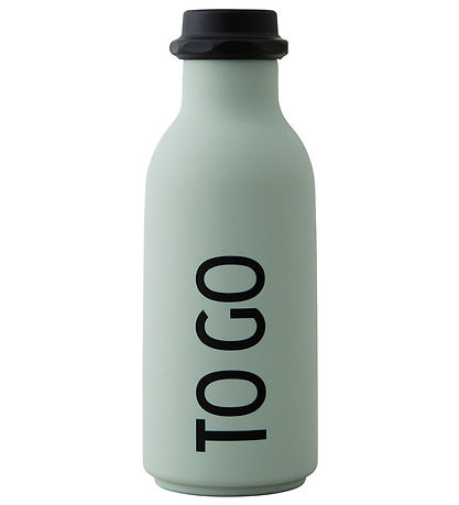 Design Letters Trinkflasche - 500 ml - Grün m. To Go