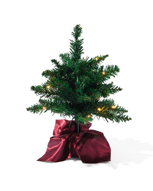 mini sapin de noël avec 15 ampoules LED Ø20x35