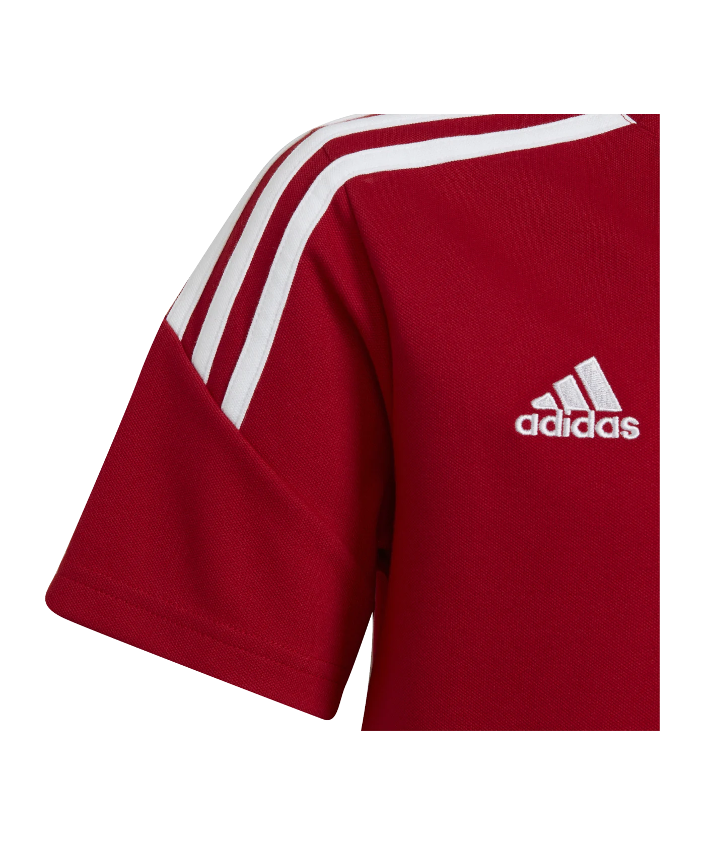 adidas Condivo 22 Poloshirt Kids Rot Weiss