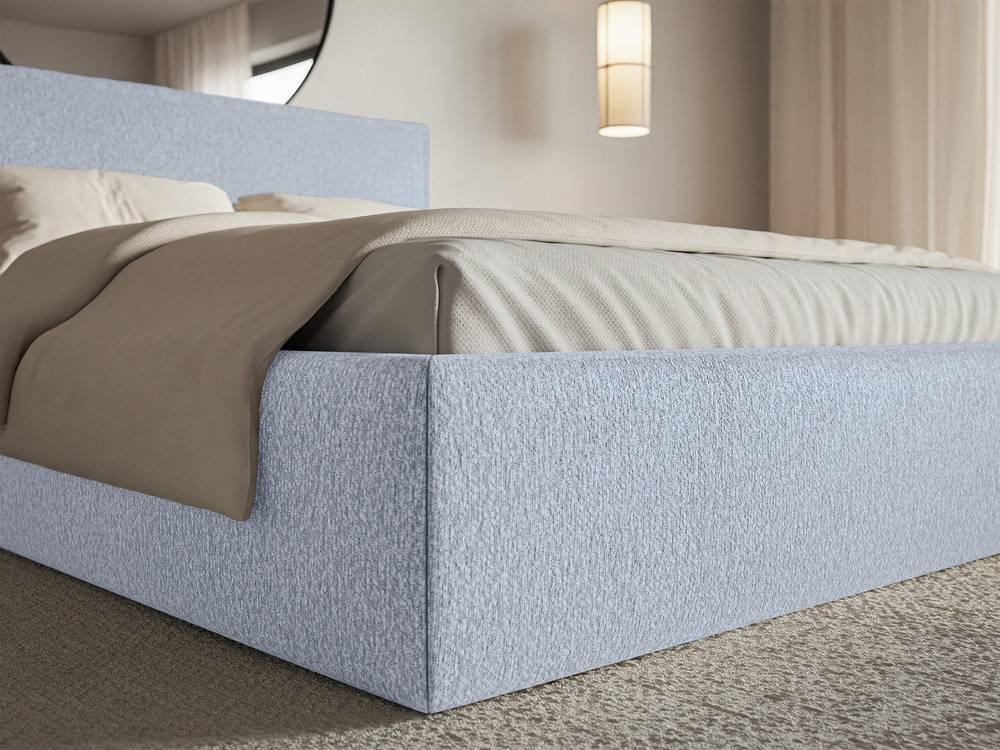NADUVI Collection Bedframe Esmay chenille 140 x 200 cm