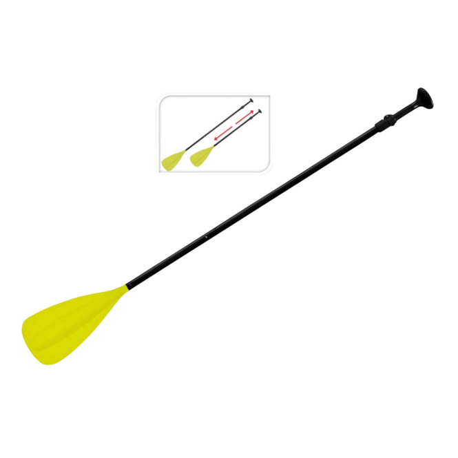 Stand-Up-Paddle Board Set - QSMAX - ca. 285 x 71 x 10 cm - in schwarz/gelb