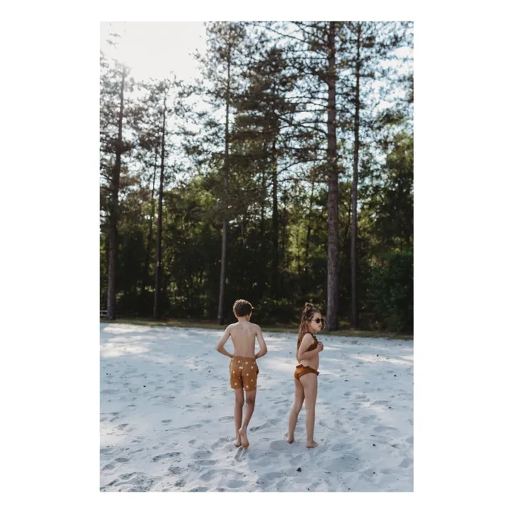 Beachlife Maillot 2 Pièces Volants Scintillants | Camel