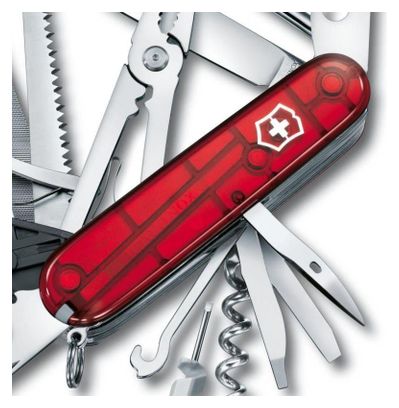 Couteau suisse Victorinox Cybertool L rouge translucide