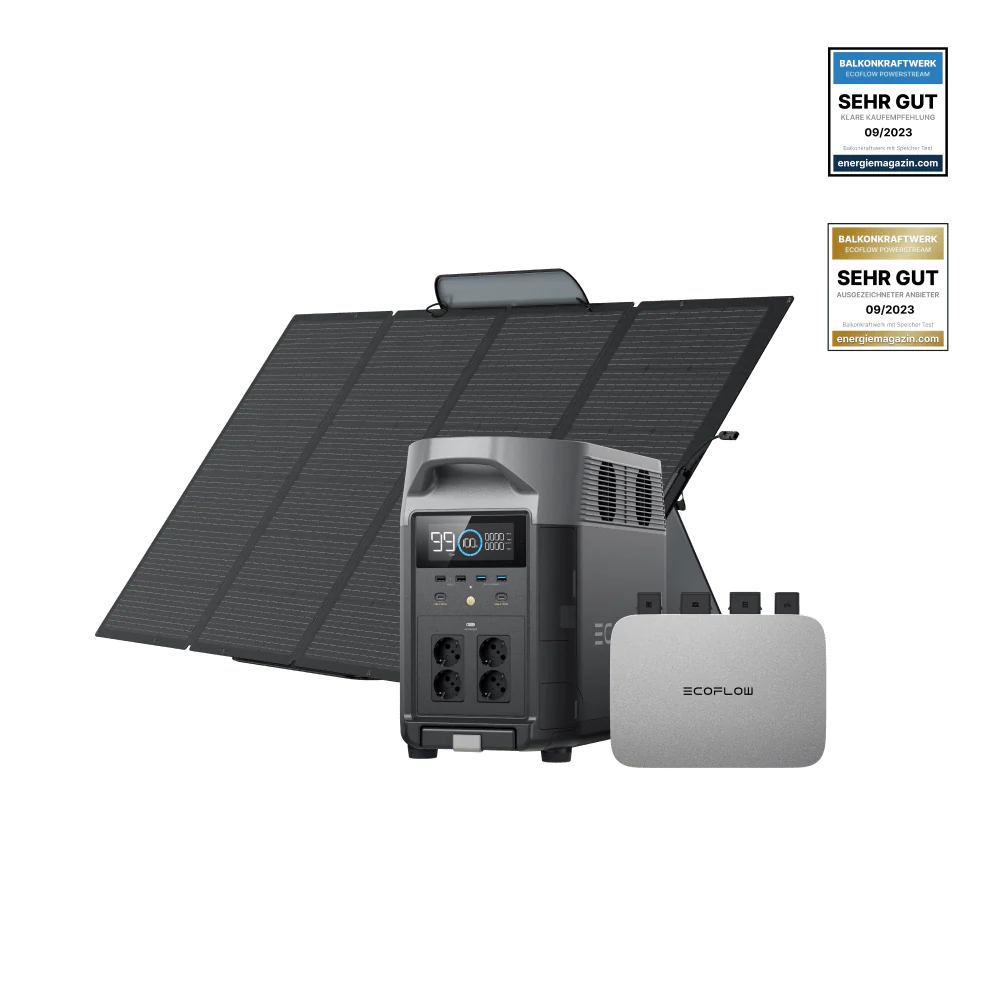 EcoFlow DELTA Pro Solargenerator (Tragbar PV400W)