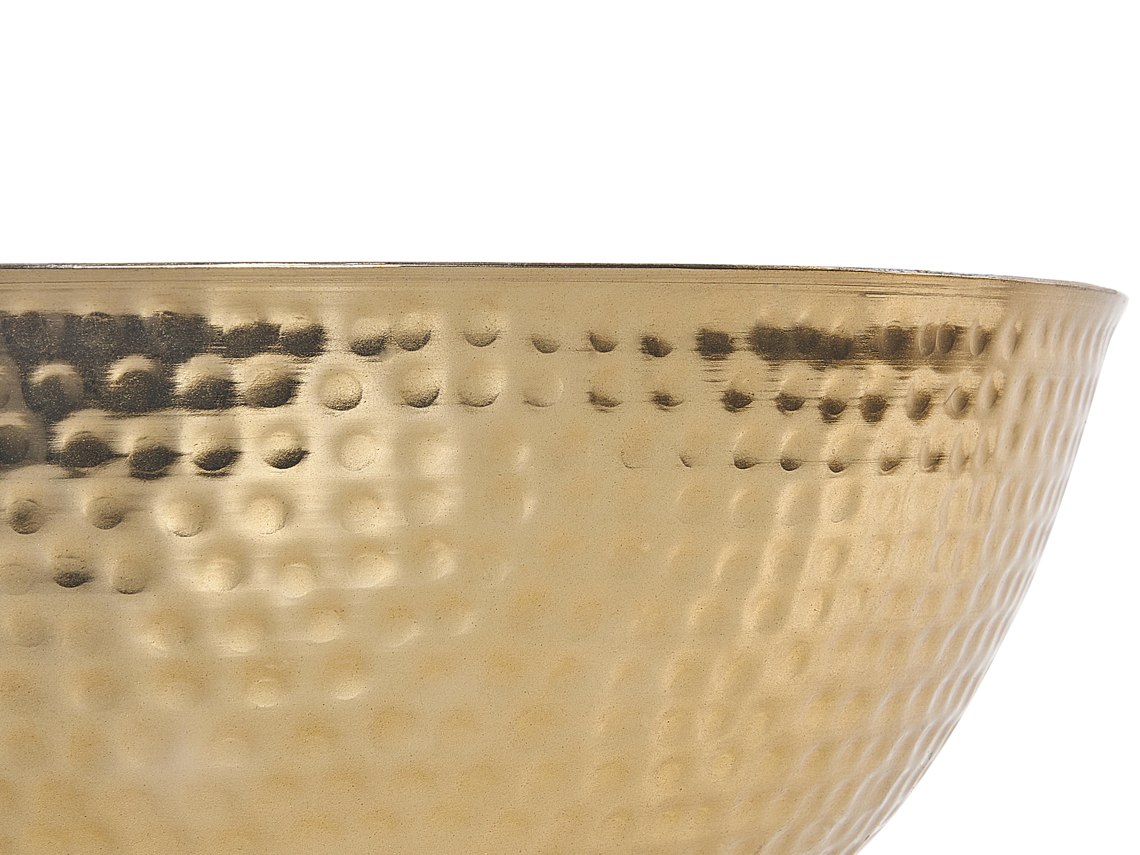 Set van 3 decoratieve schalen BARU Metaal Goud