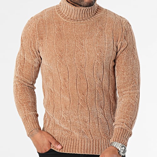 Pull Col Roulé Camel